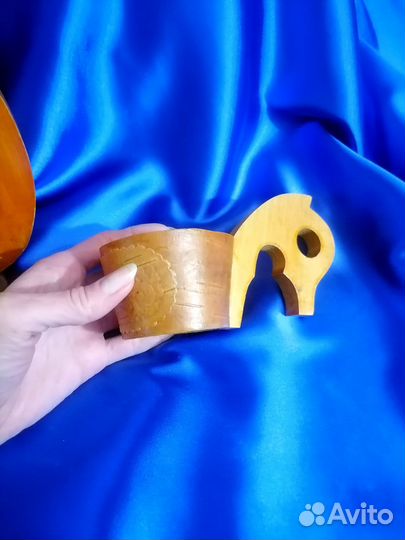 Чайник и кружки из бересты СССР винтаж