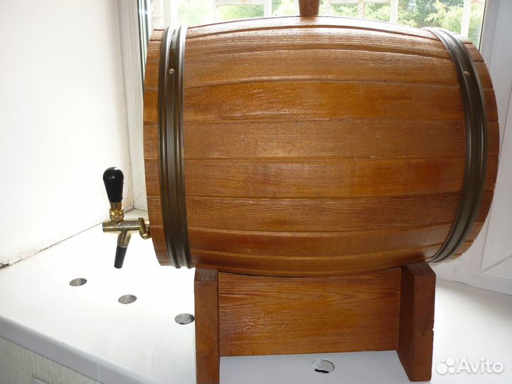 Деревянный бочонок для b\b на 10л