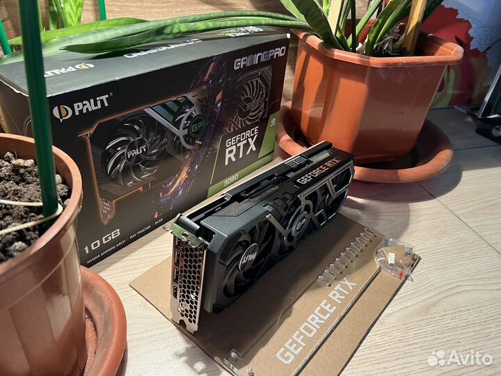 Видеокарта RTX 3080 10Gb (не LHR)