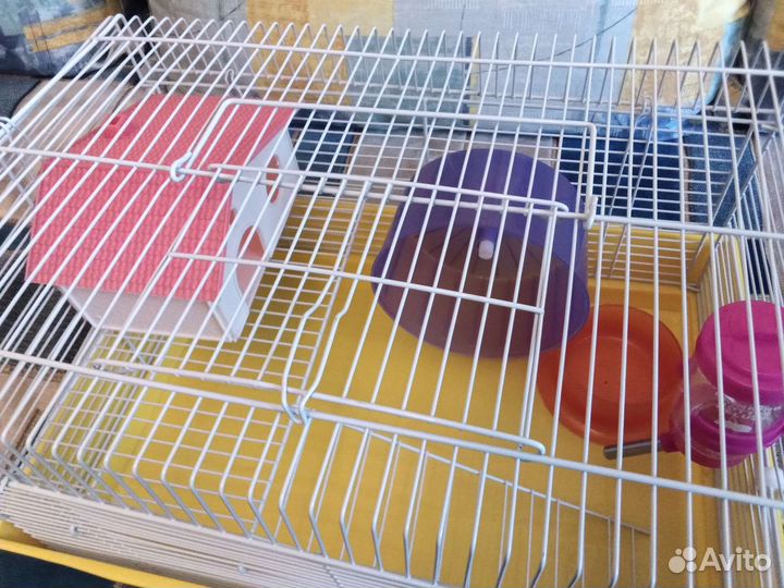 Клетка для мелких грызунов с аксессуарами