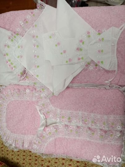 Конверт на выписку для девочки осень/весна