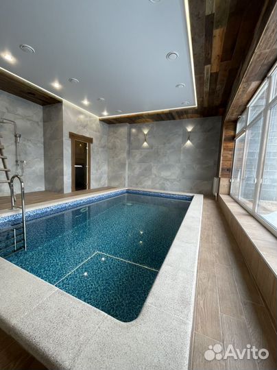Баня сауна с бассейном