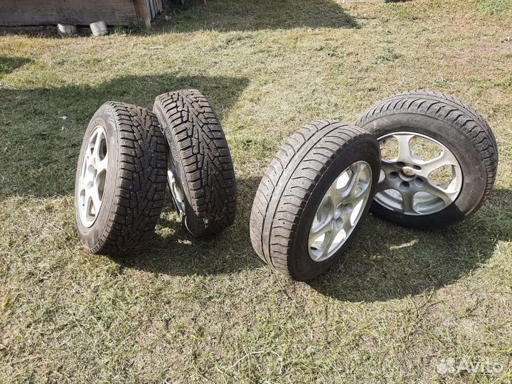 R15 Cordiant Snow Cross 195/65, PCD 5x114.3 DIA 58