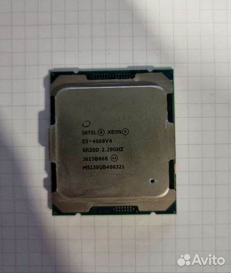 Intel xeon E5-4660v4 2.2 GHZ 16 core