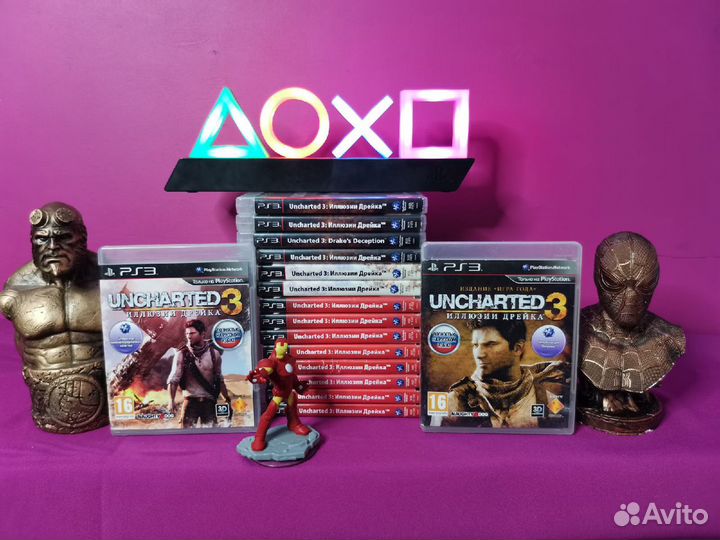 Диск PS3 Uncharted 3 Иллюзии Дрейка