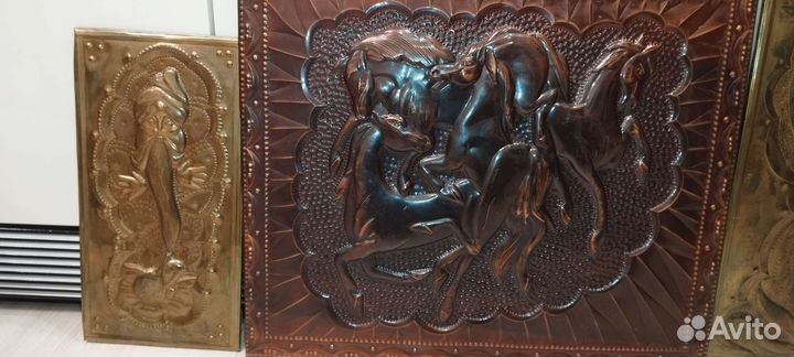 Картины чеканка СССР