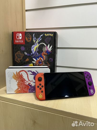 Nintendo Switch Oled Pokemon NEW прошитый 64+256gb