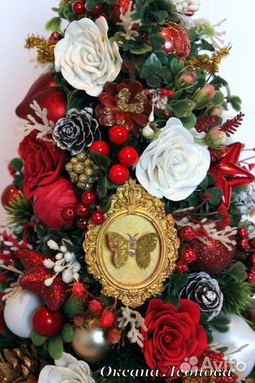 Декоративная ёлочка, новогодняя композиция