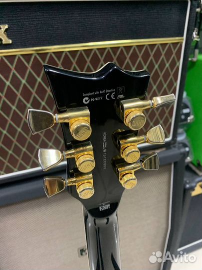 Электрогитара ESP LTD Deluxe EC-1000T, цвет черный