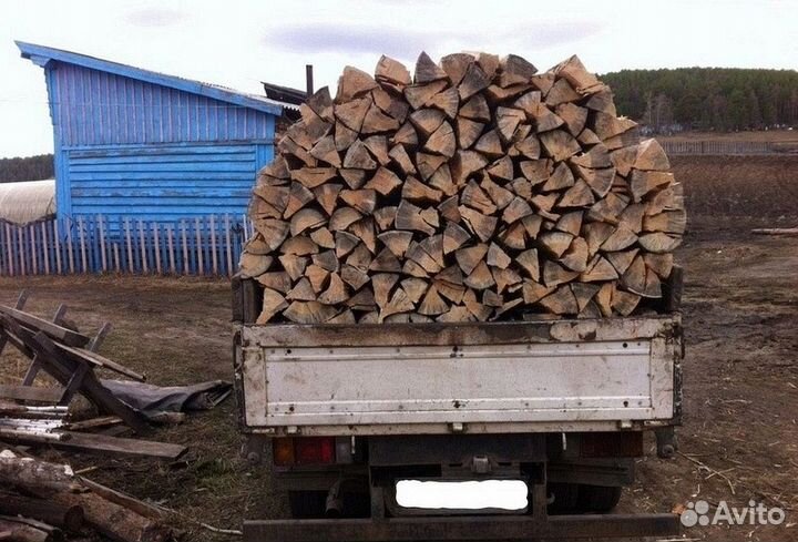Дрова березовые колотые