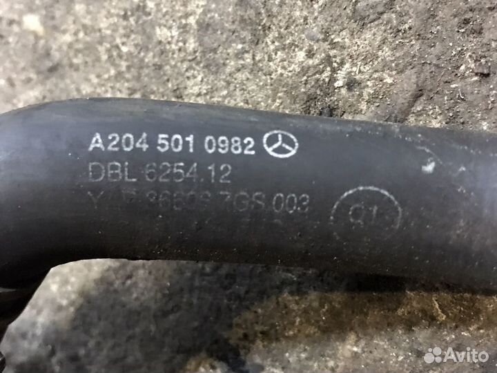 Мерседес w204 патрубок охлаждения