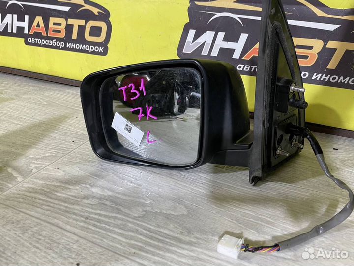 Левое зеркало Nissan x-trail t31