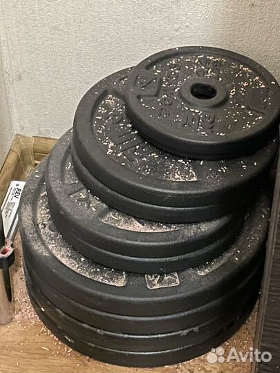 Спортивные блины и гриф