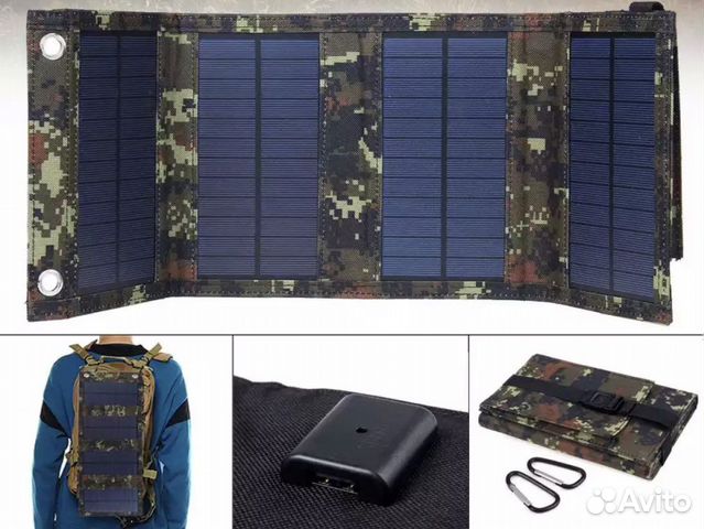 Солнечная панель USB зарядное устройство