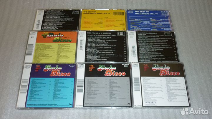 CD The Best Of Italo Disco 11,12,13,14,15,16