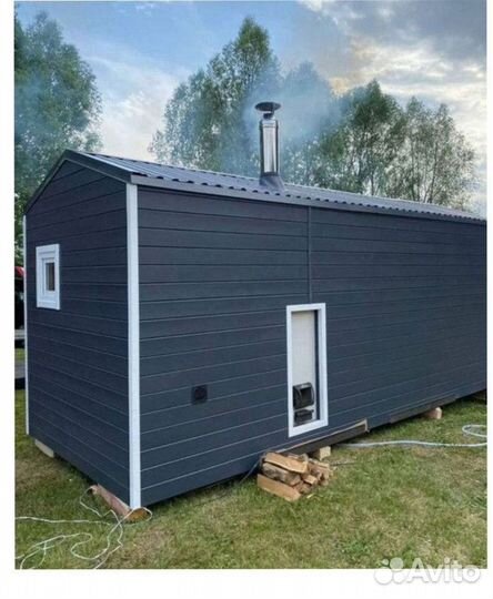 Баня Барнхаус мини 6х2,5 R-913-M39