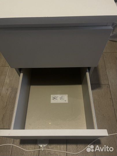Тумба прикроватная IKEA белая