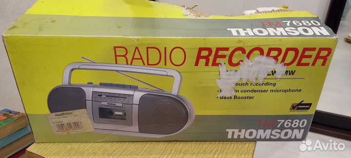 Кассетный магнитофон новый