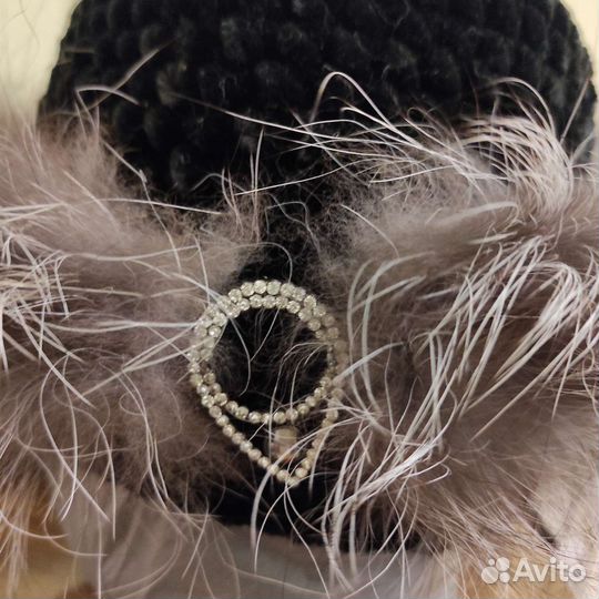 Комплект шапка и шарф женский