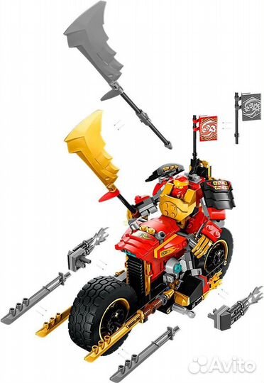 Lego Ninjago 71783 Робот-гонщик Эво Кая