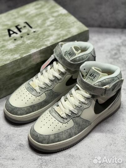 Кроссовки Nike Air Force 1 High зимние (Арт.29565)