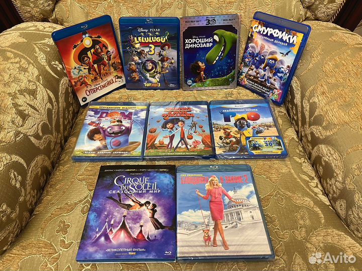 Мультфильмы и кино на blu-ray