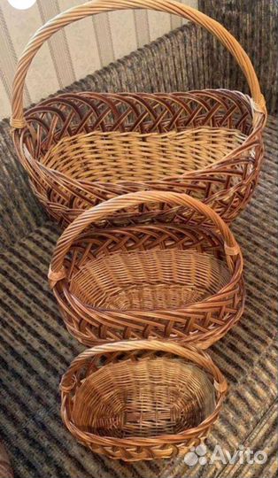 Корзина плетеная