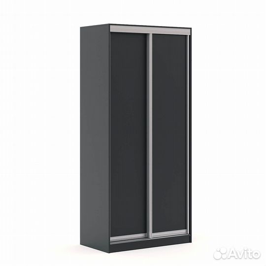 Шкаф-купе Версаль 2-200u черный прихожая на заказ
