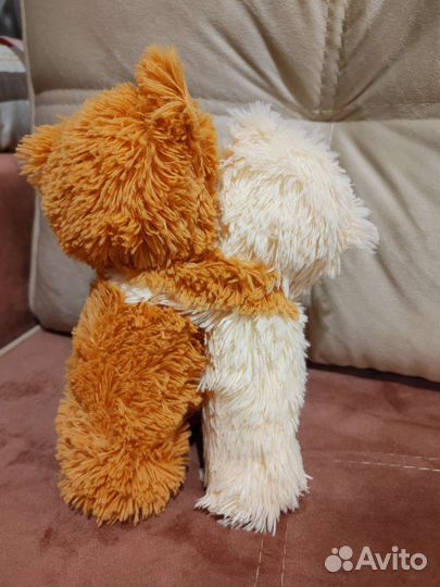 Мягкая игрушка мишки-неразлучники