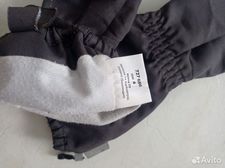 Варежки lassie 4 непромокаемые