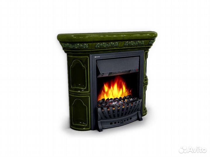 Маленький электрический камин Истра Хвоя