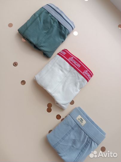 Трусы 3 шт для мальчика 164 новые