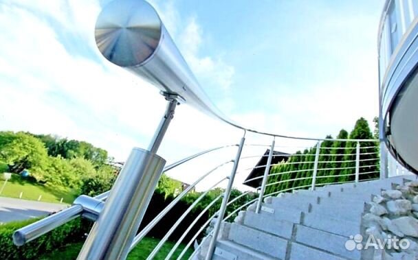 Перила для лестниц из нержавеющей стали