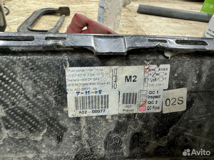 Задняя юбка бампера Audi Tt 8j