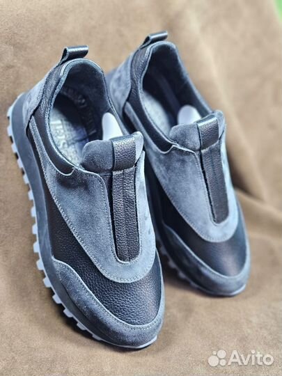 П/ботинки Новые Натуральная кожа/замша