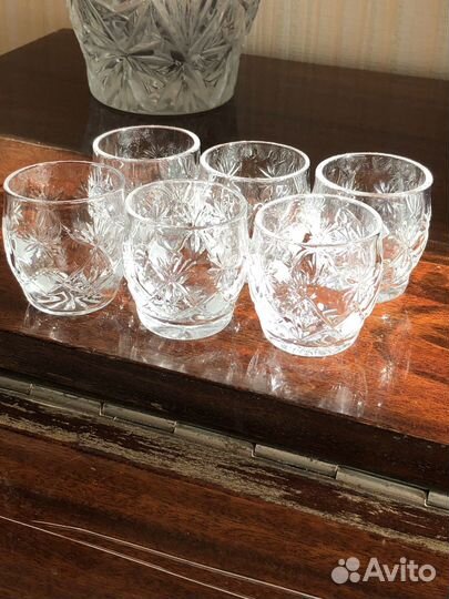 Стопки хрустальные