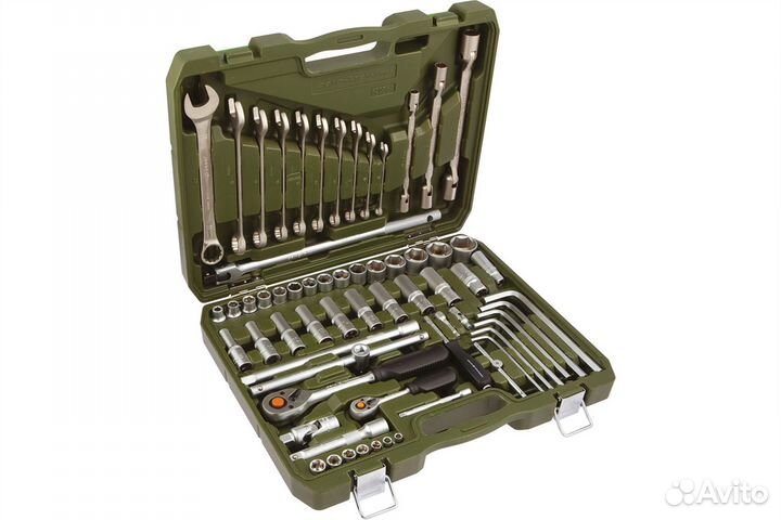 Набор головок и принадлежностей 1/4, 1/2 64 пр дт