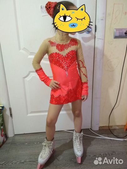 Платье для выступлений по фигурному катанию116-122