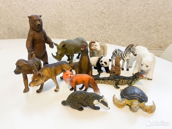 Фигурки животных schleich, collecta, papo, mojo