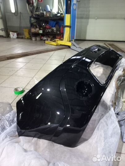 Бампер Renault sandero 1 (покрашен)