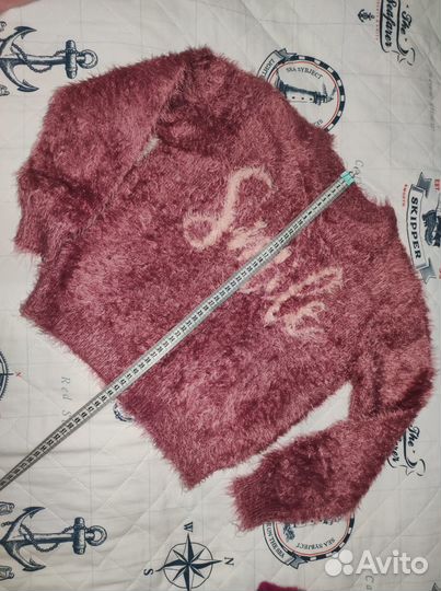 Теплые кофты на девочку пакет (2 шт.) р. 146 см