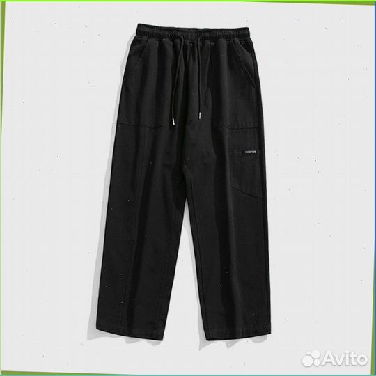 Карго штаны широкие (Art: 46457)