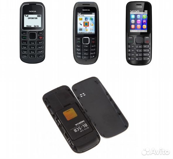 Батарея Аккумулятор Nokia BL-5CB (800 mAh)