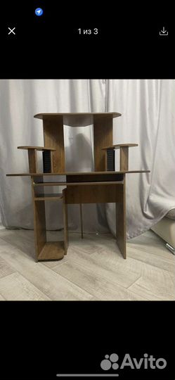 Угловой компьютерный стол бу