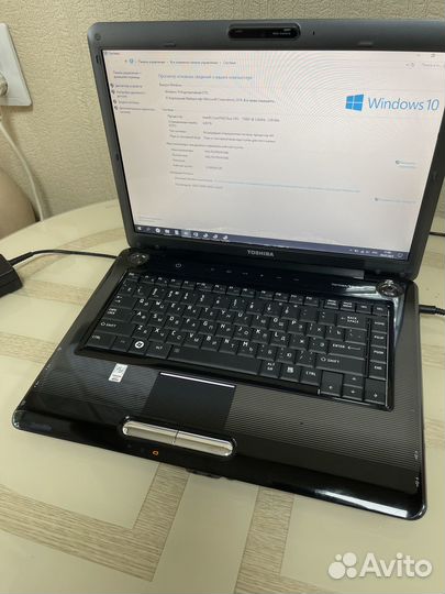 Ноутбук Toshiba intel core