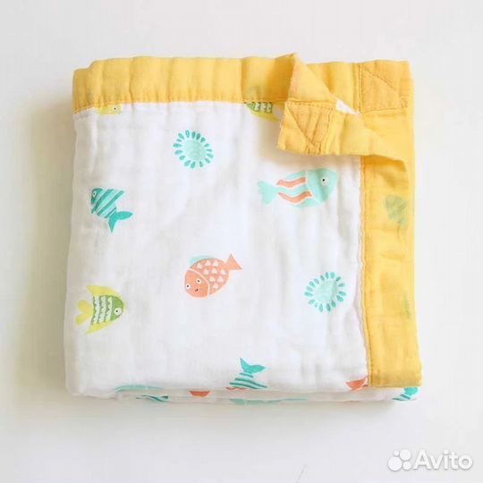 Муслиновое одеяло для новорожденных