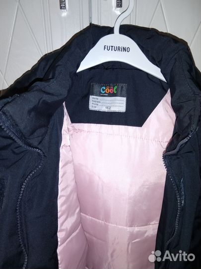 Пуховик для девочки 152