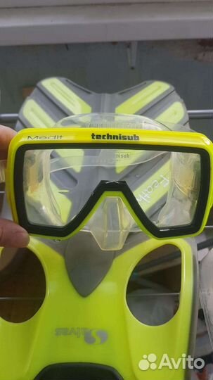 Ласты для дайвинга с маской и трубка