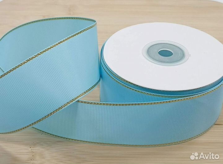 Репсовая лента 25мм, 38мм, 10мм с люрексом и прост