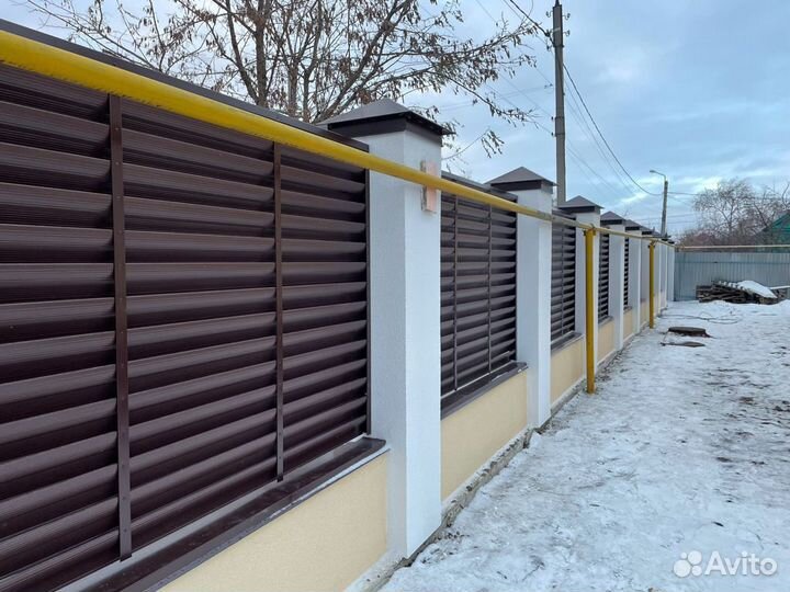 Забор жалюзи